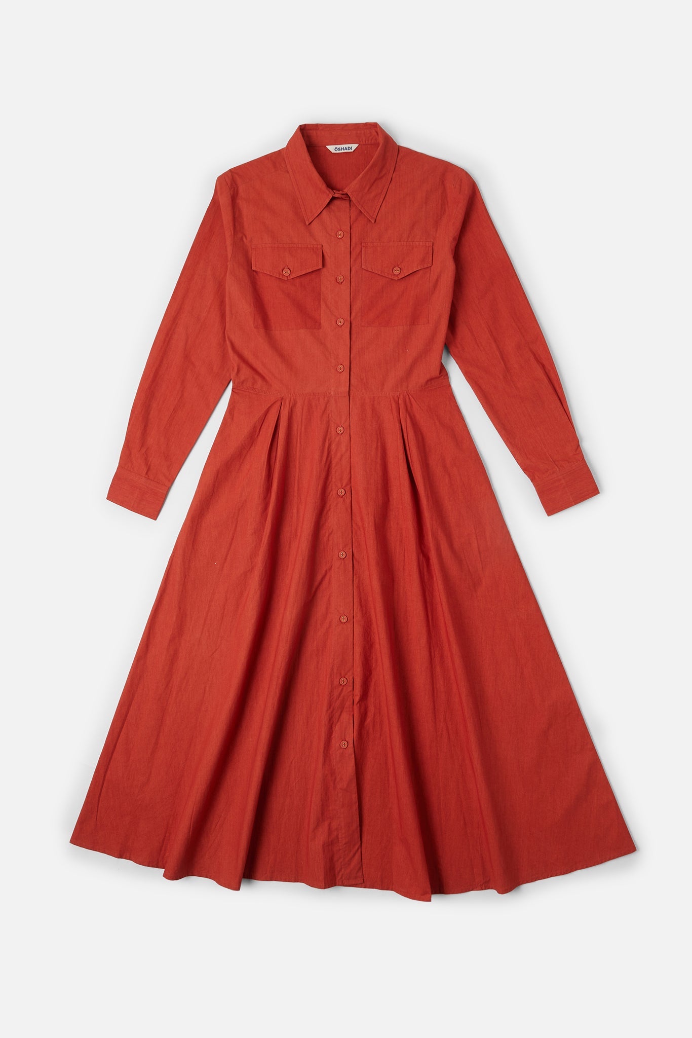 Virakh Shirt Dress, in Harissa