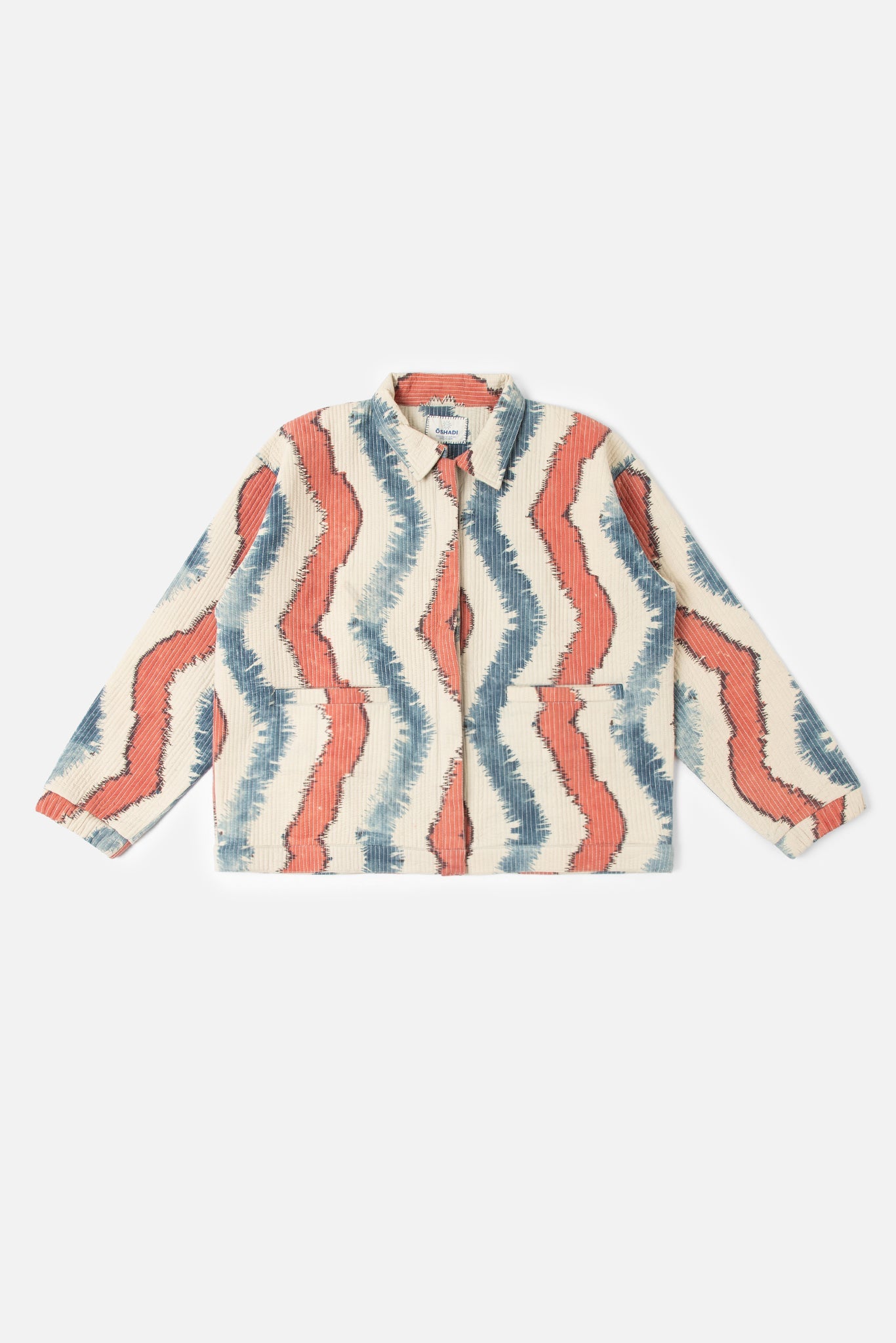 Quilted Sportswear Jacket, in Wave Harissa