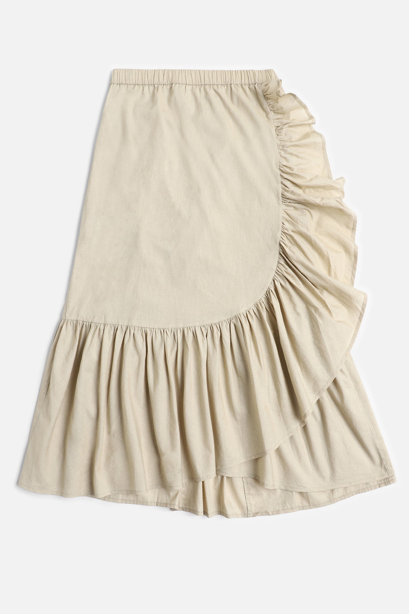 Lily Ruffle Skirt, in Walnut