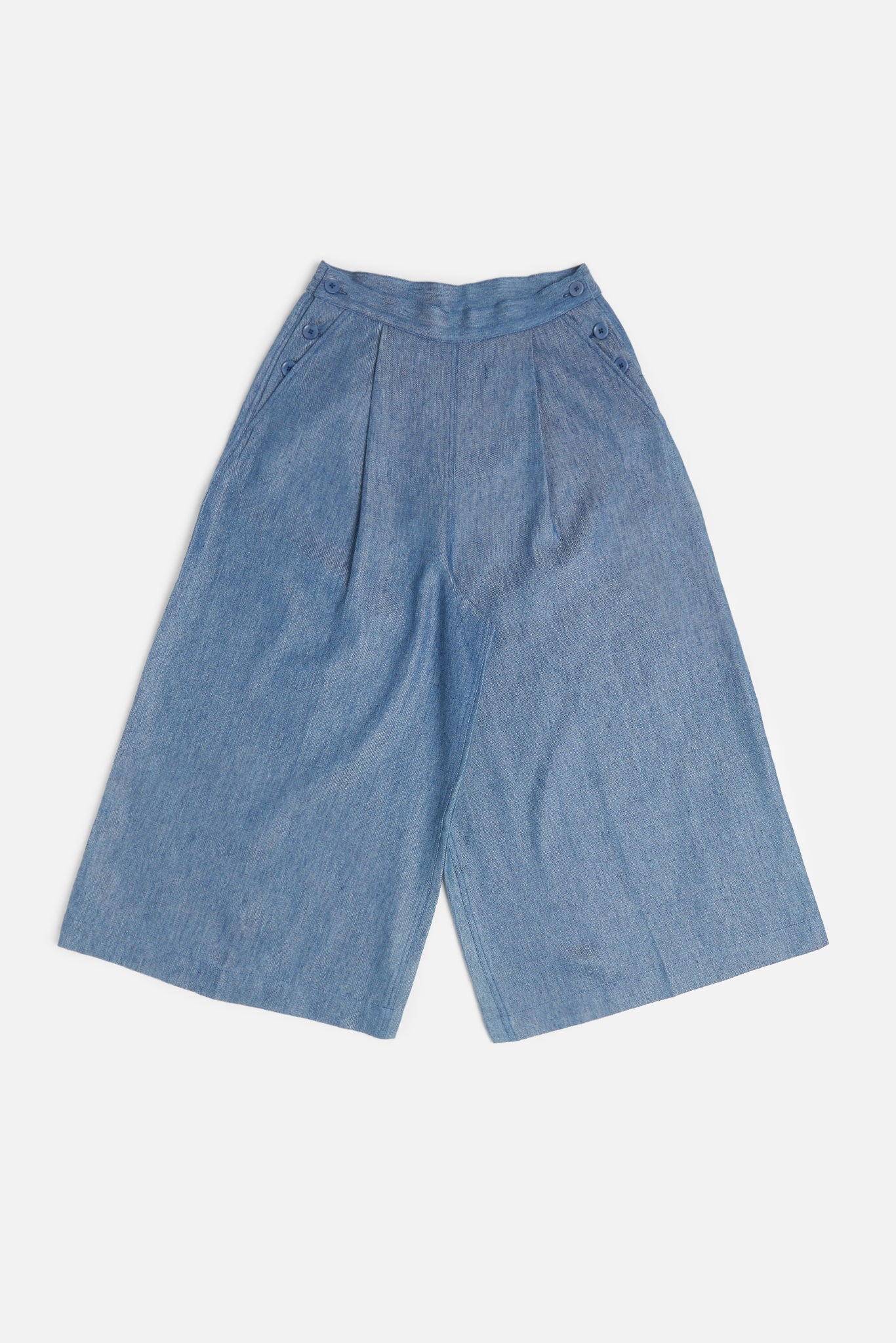 Culottes, in Hemp Indigo