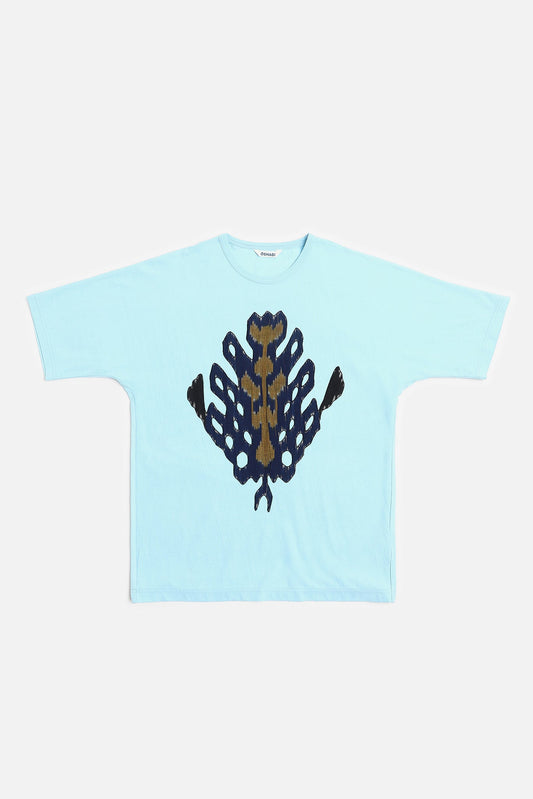 Kimono Tee, in Ocean