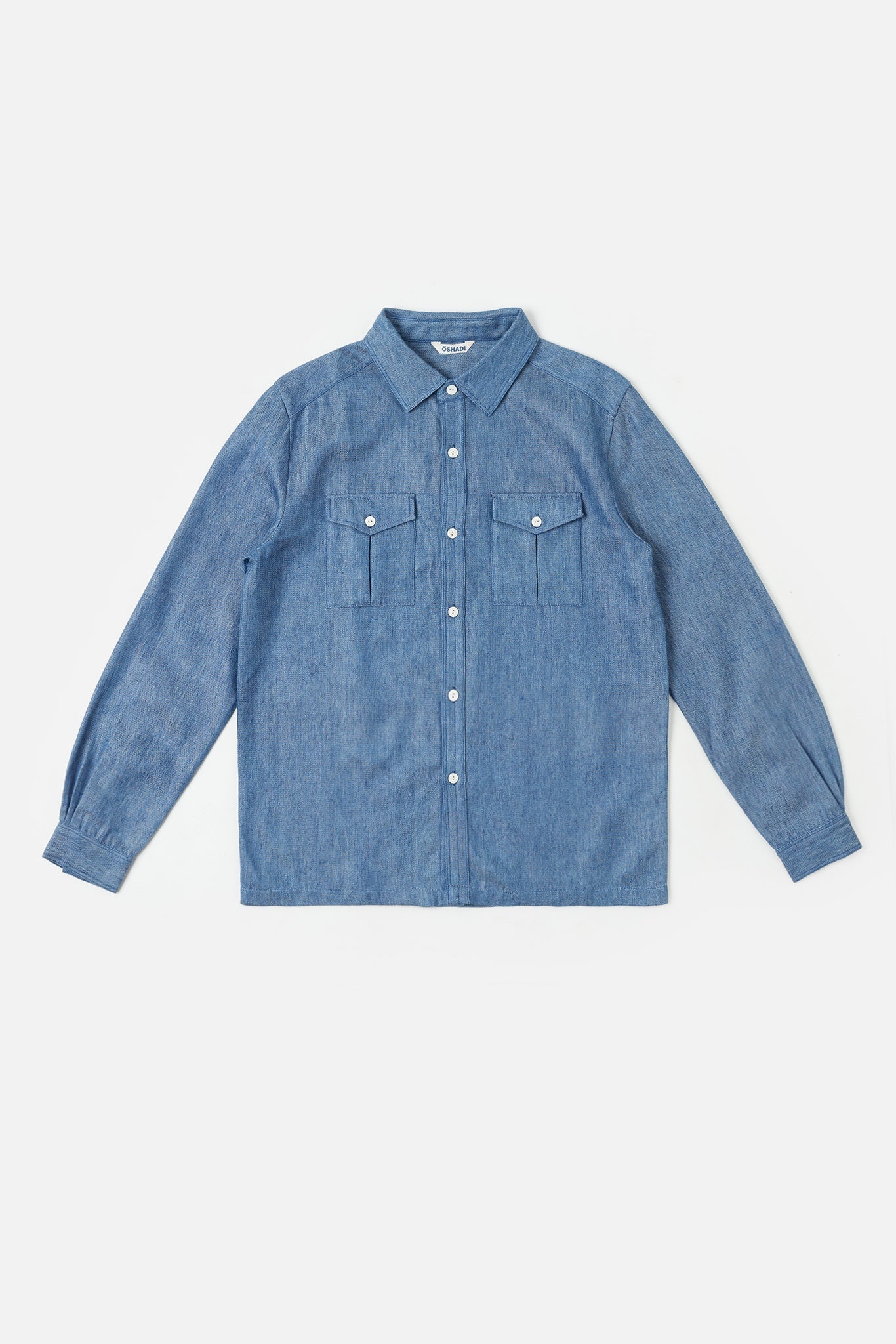 Farmer Shirt, in Hemp Indigo