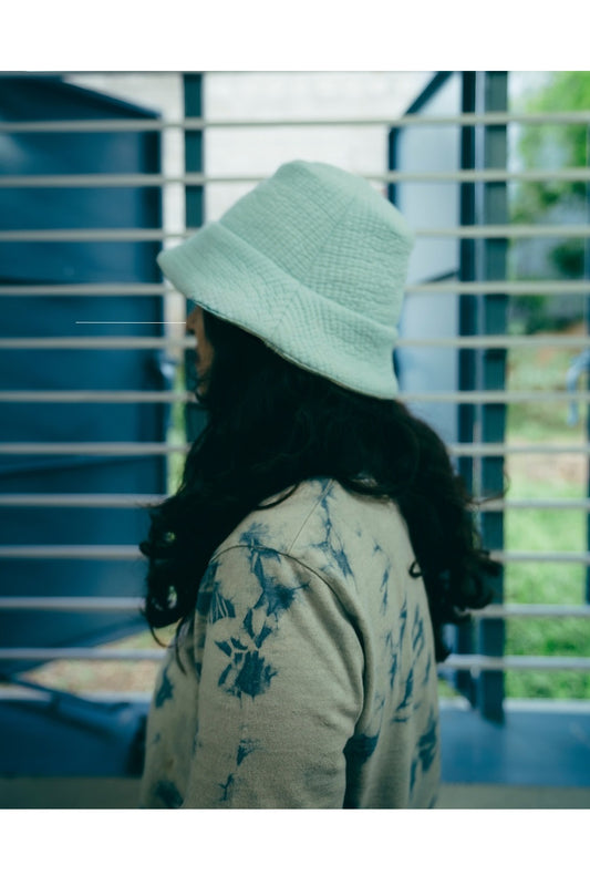 Everywhere Bucket Hat, in Walnut and Ocean