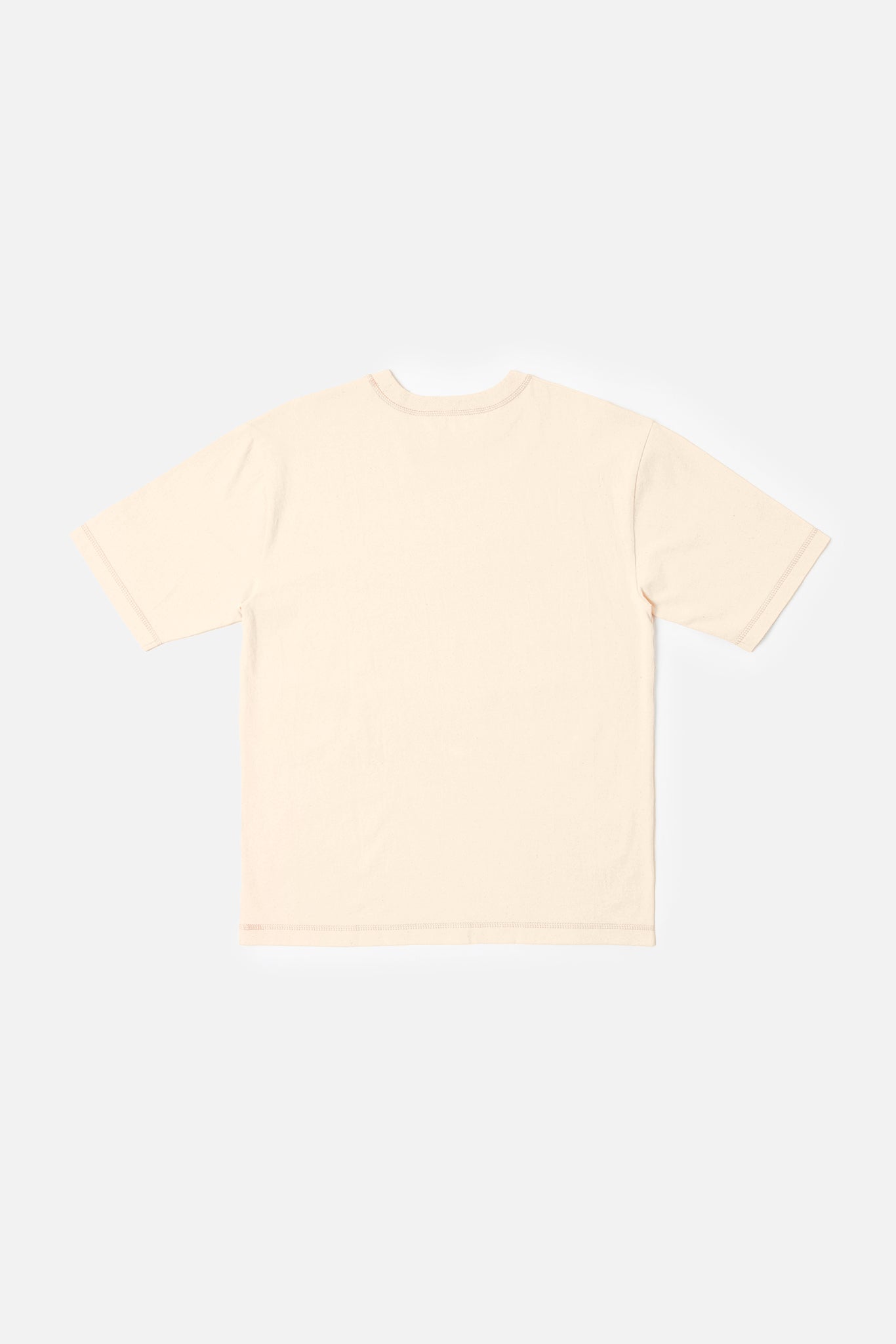 Applique Relax tee, in Ecru