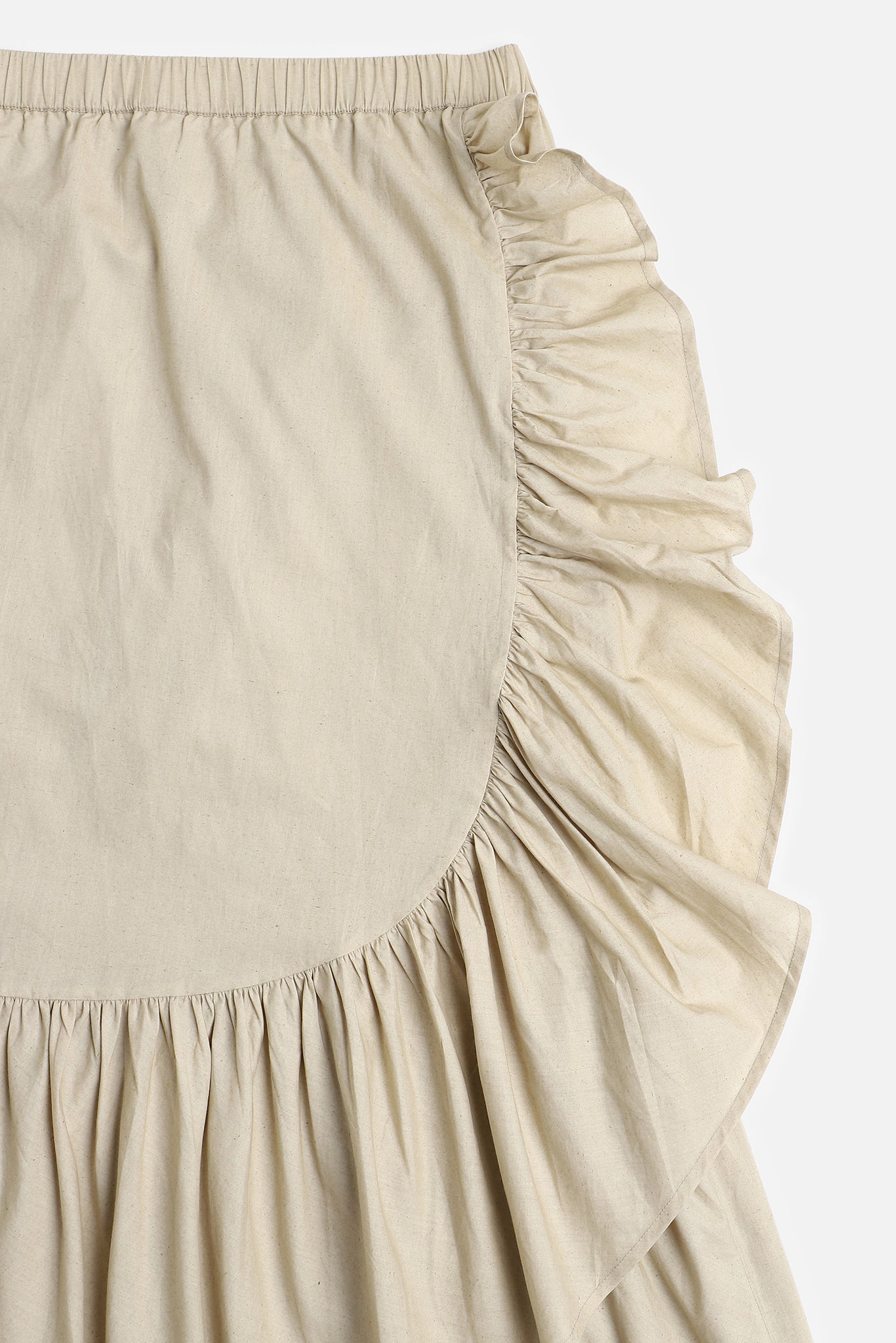 Lily Ruffle Skirt, in Walnut