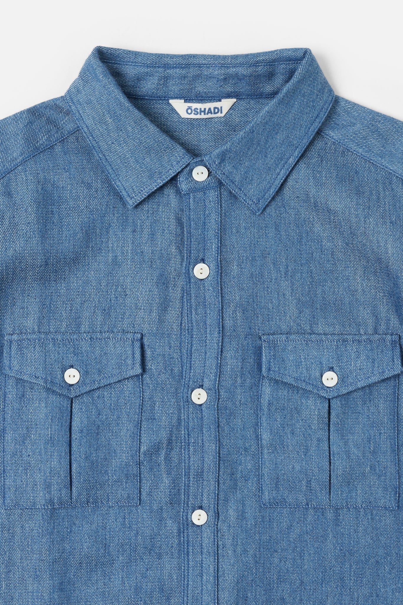 Farmer Shirt, in Hemp Indigo