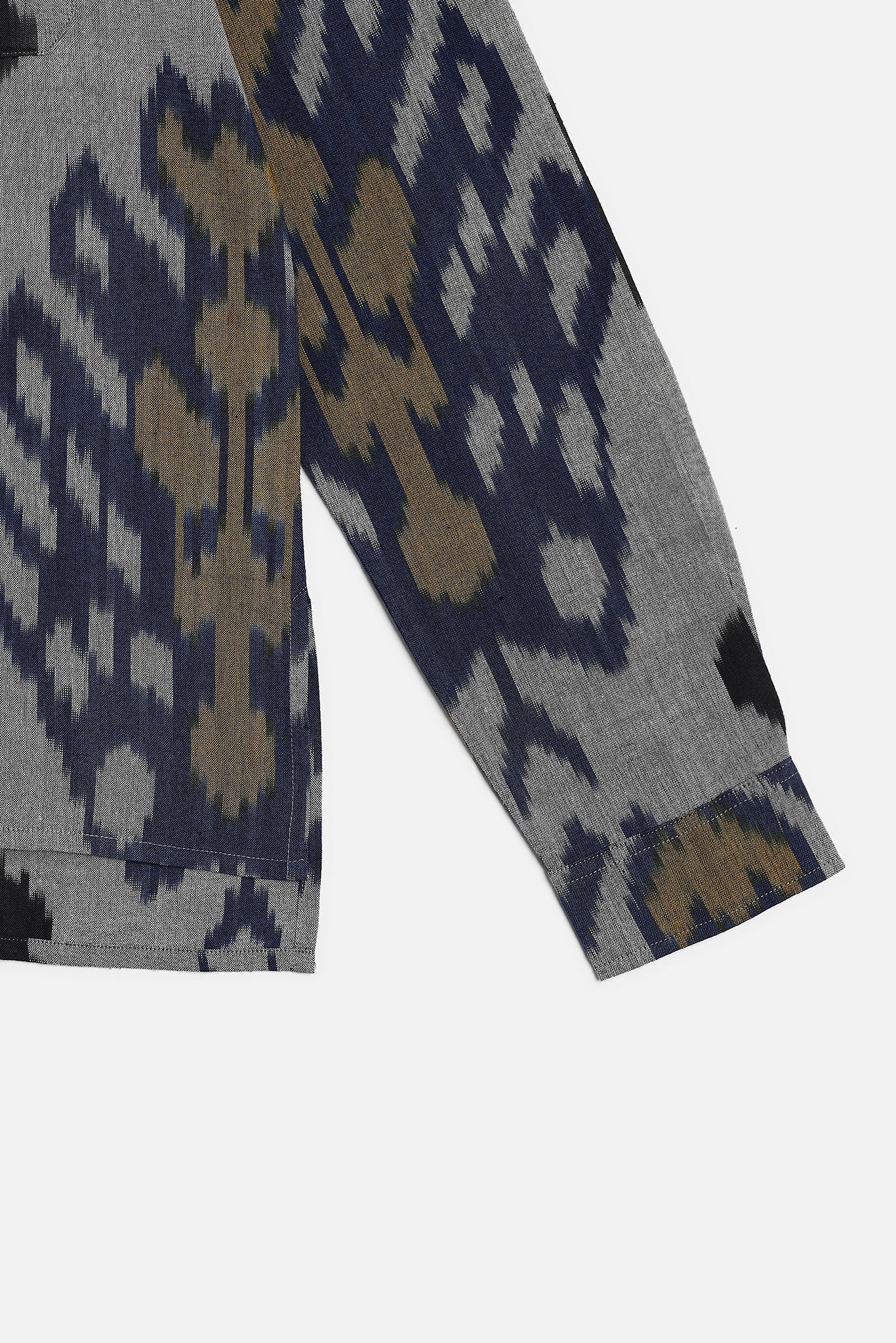 Boat Neck Top, in Mandragora Ikat
