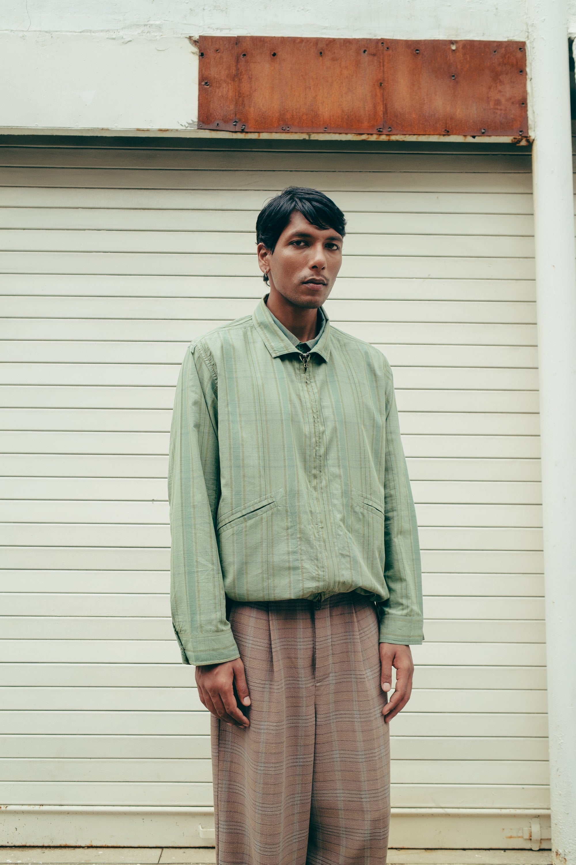 Rooted Jacket, in Greenstone Plaid
