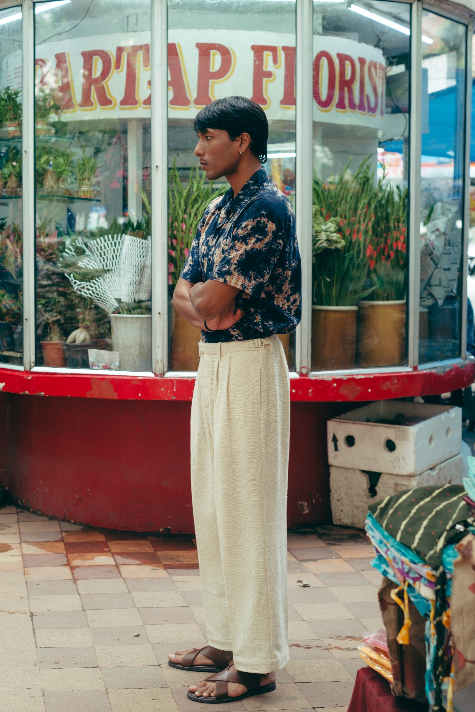 Planter Pant, in Ecru