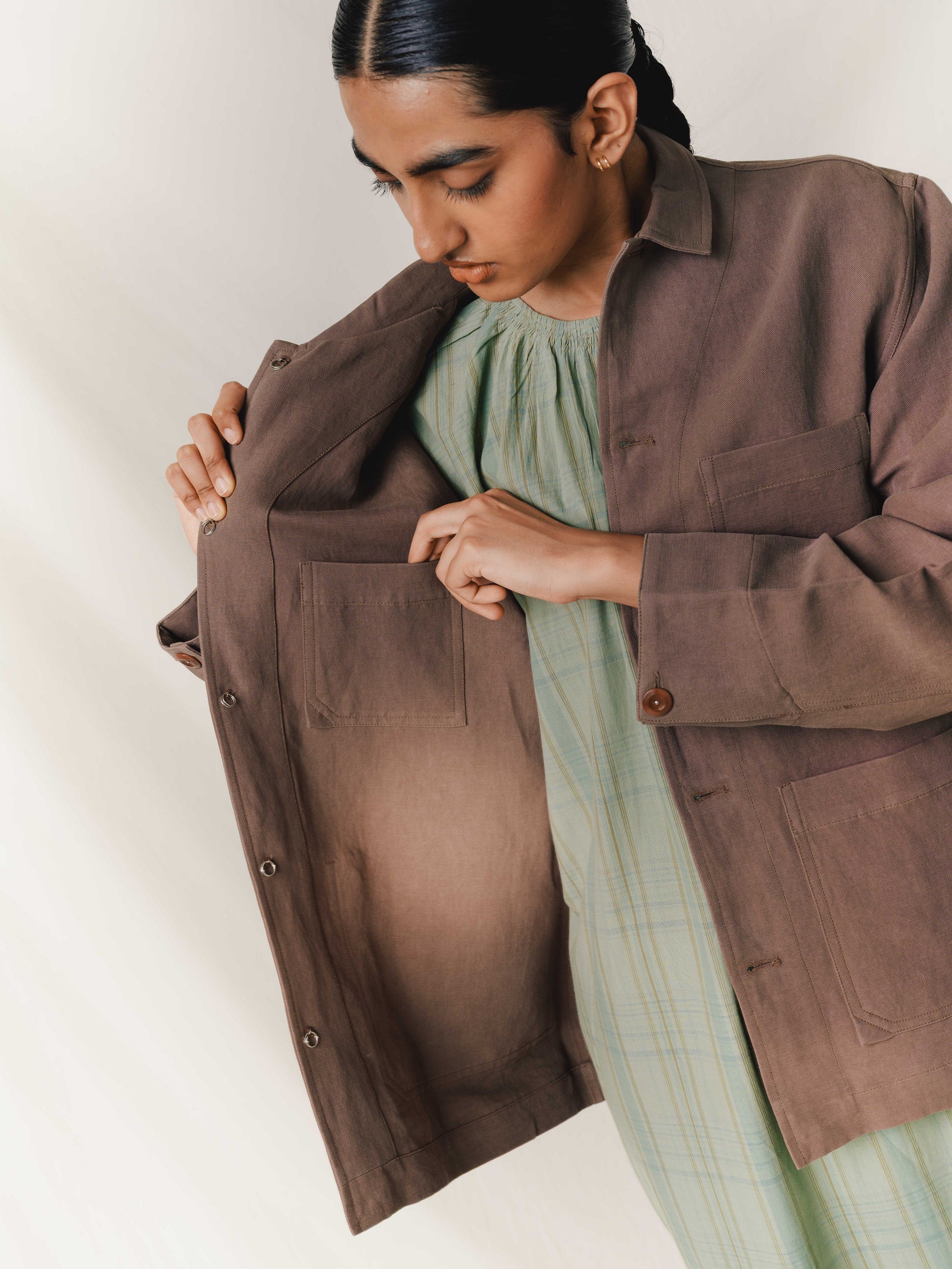 Workwear Jacket, in Mudstone