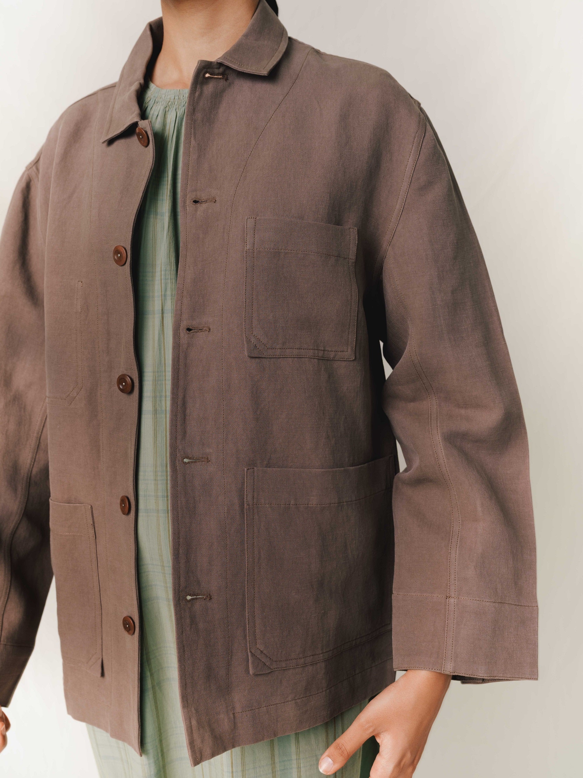 Workwear Jacket, in Mudstone