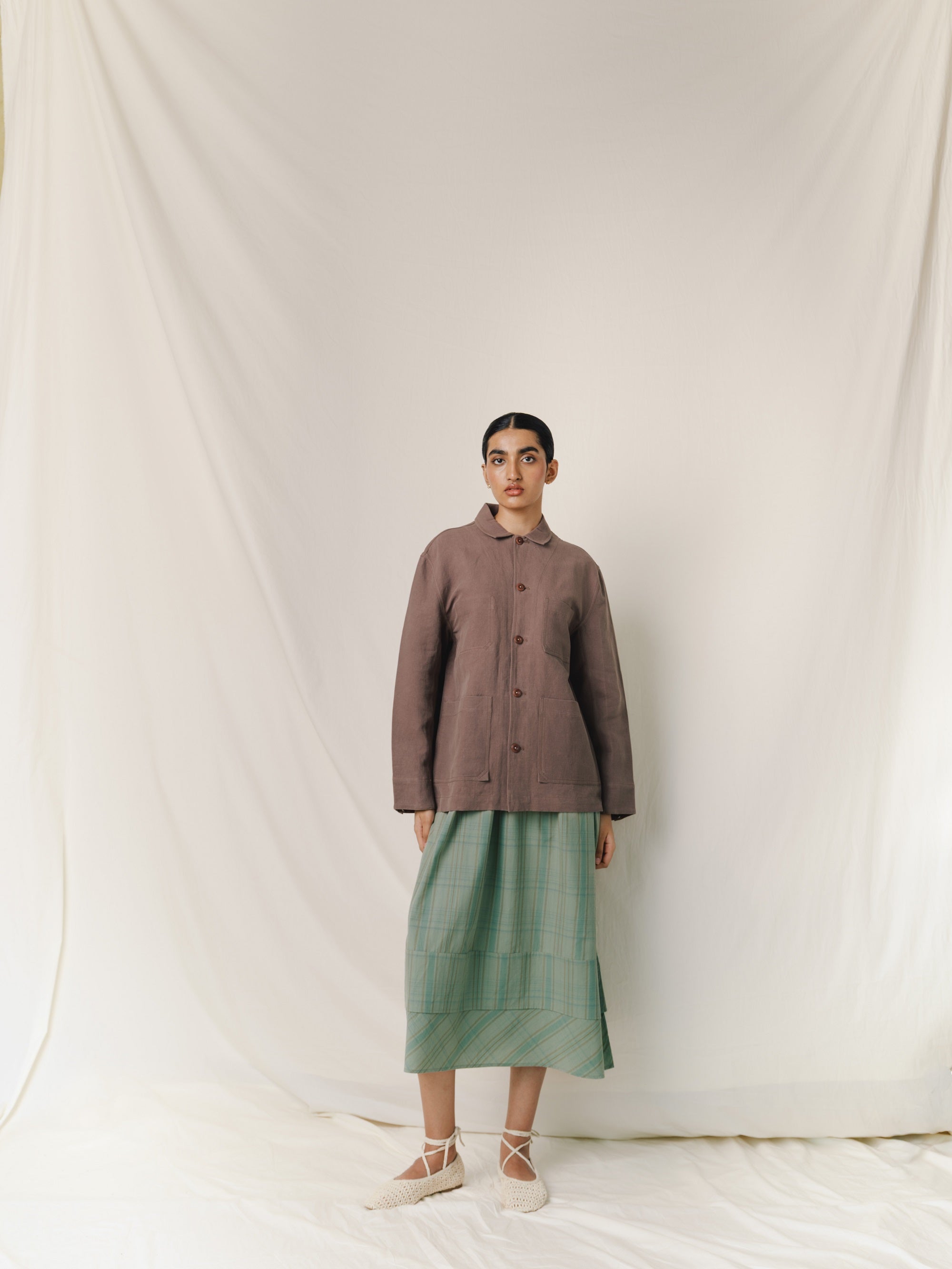 Workwear Jacket, in Mudstone