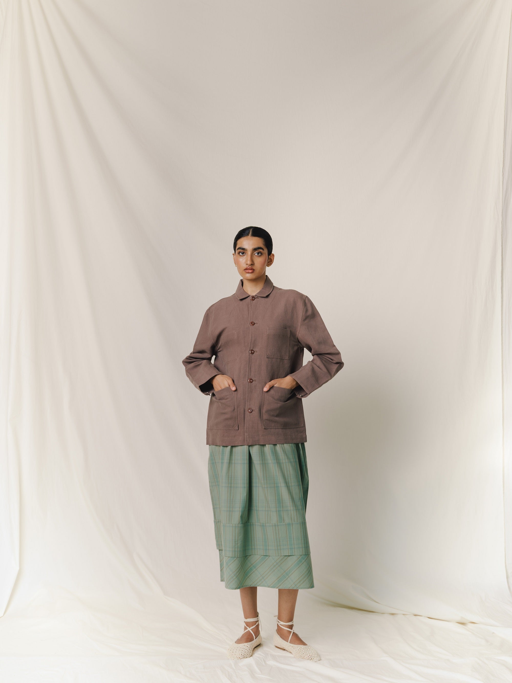 Workwear Jacket, in Mudstone