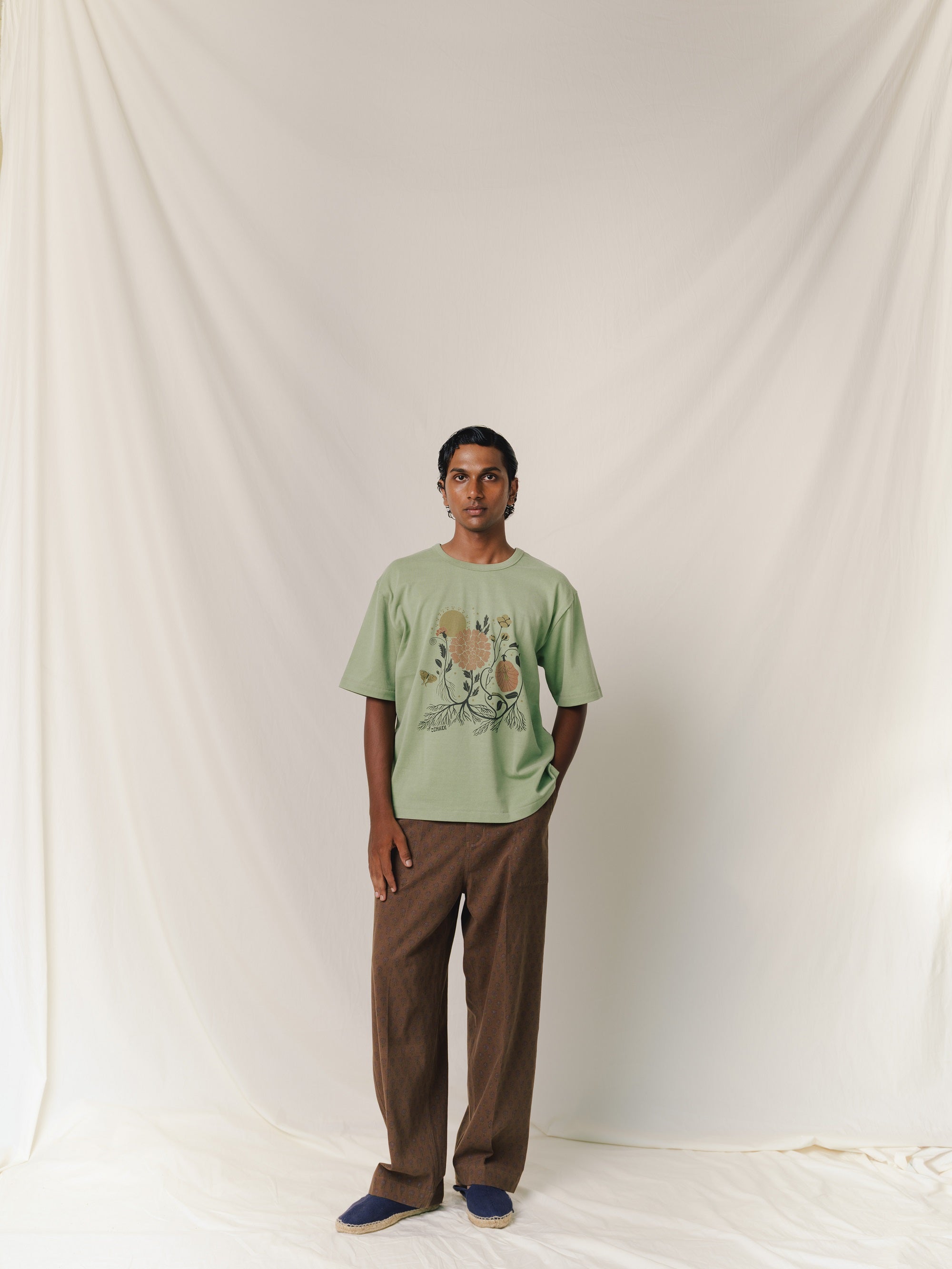 Light Eater Tee, in Greenstone