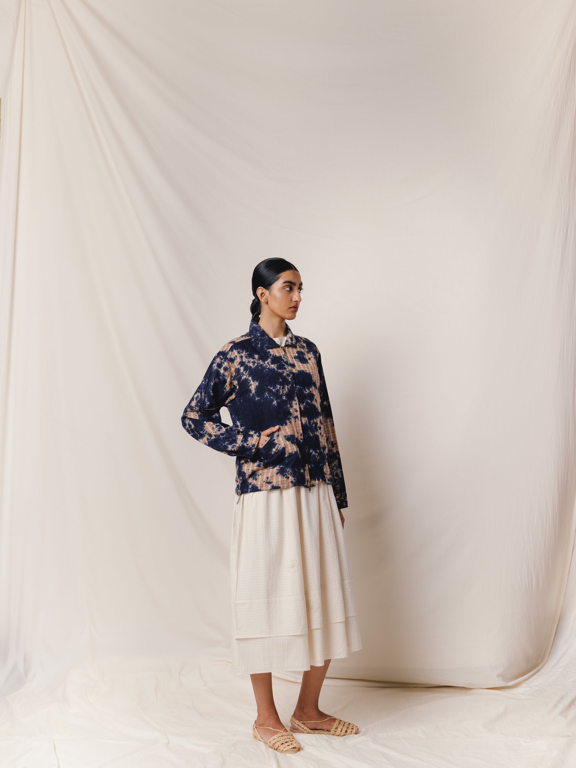 Rooted Jacket, in Accidental Navy