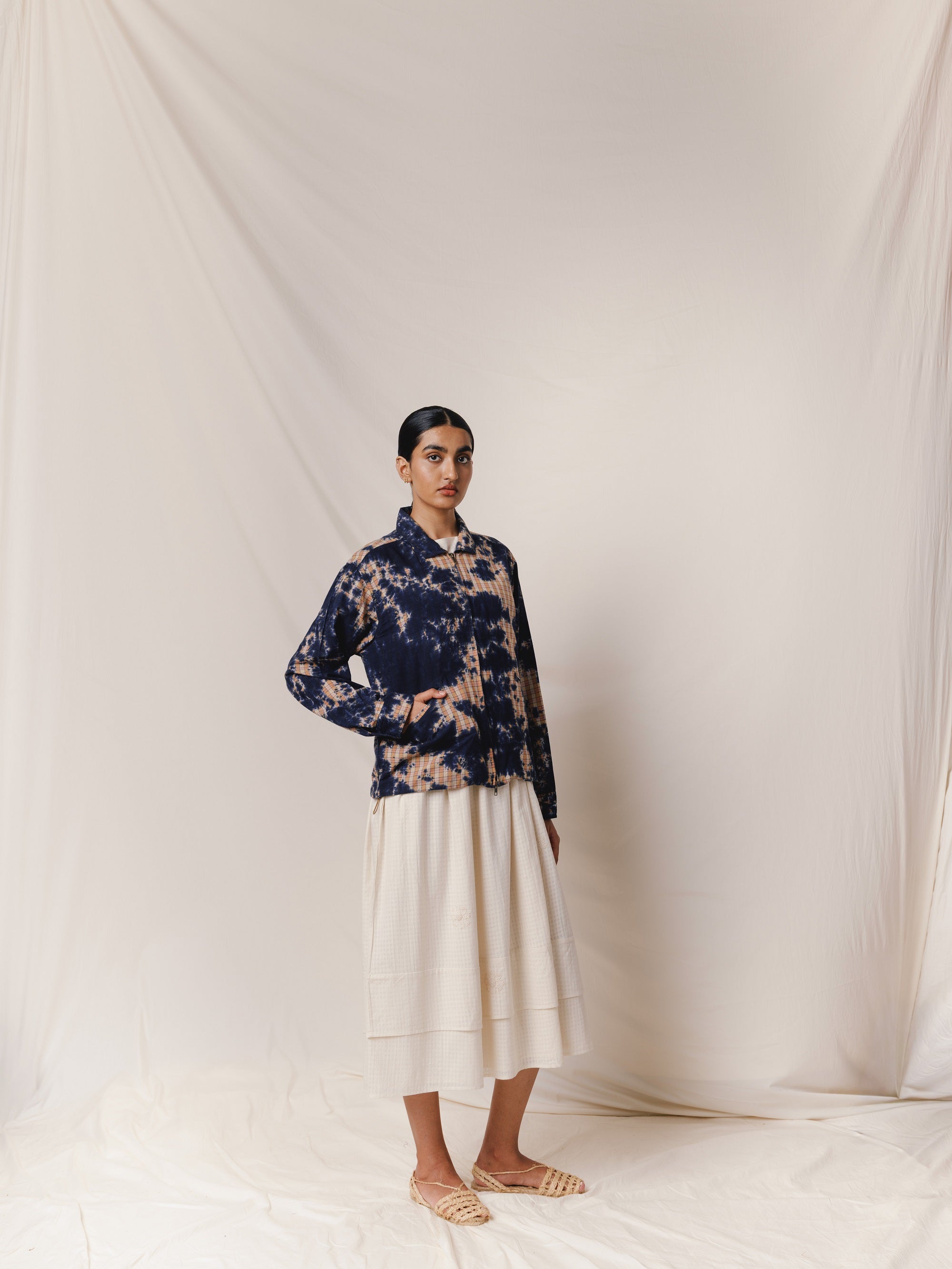 Rooted Jacket, in Accidental Navy
