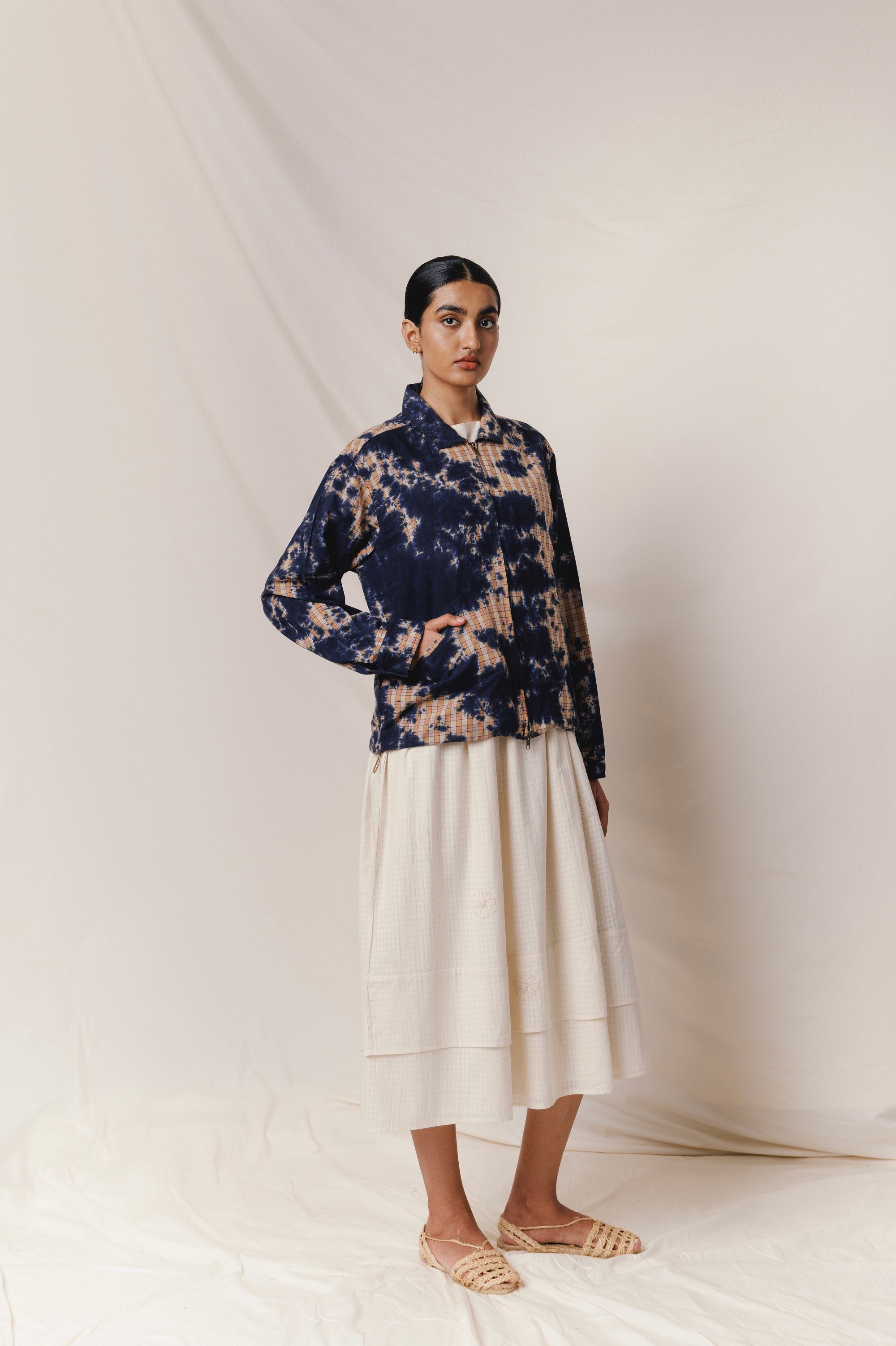 Rooted Jacket, in Accidental Navy