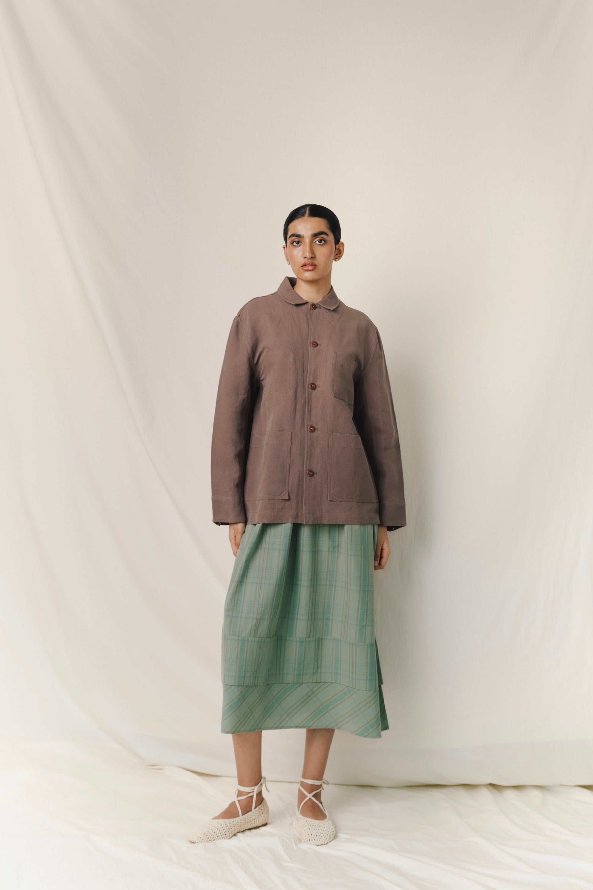 Workwear Jacket, in Mudstone