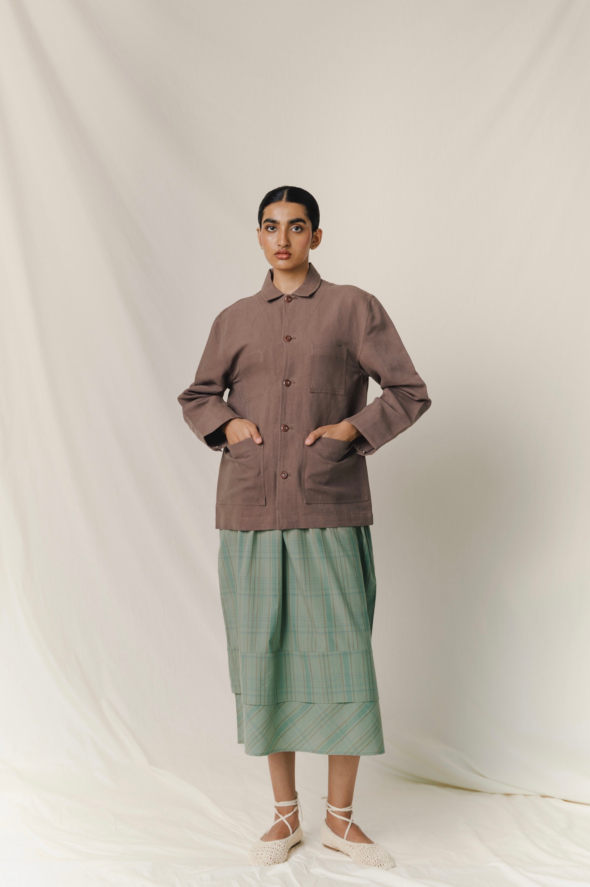 Workwear Jacket, in Mudstone