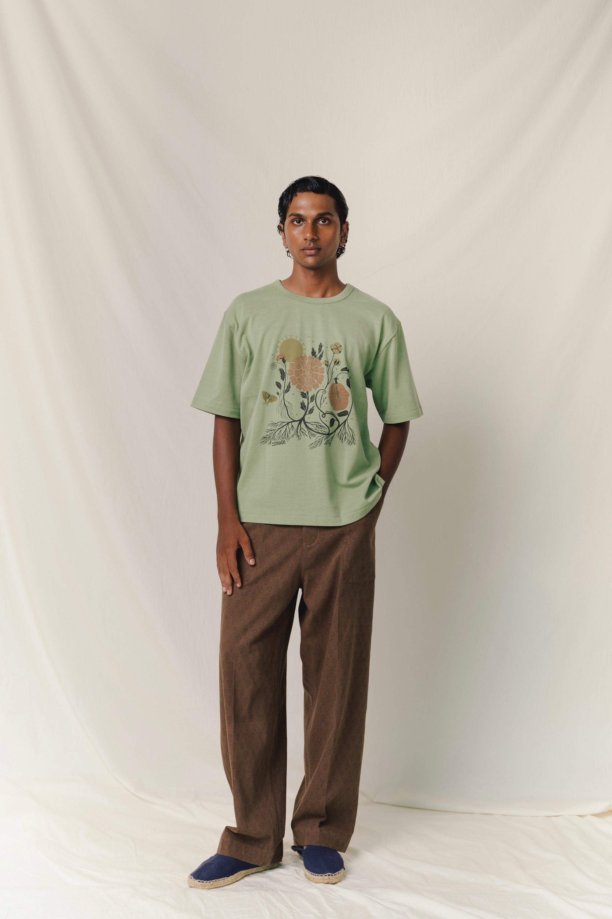 Light Eater Tee, in Greenstone