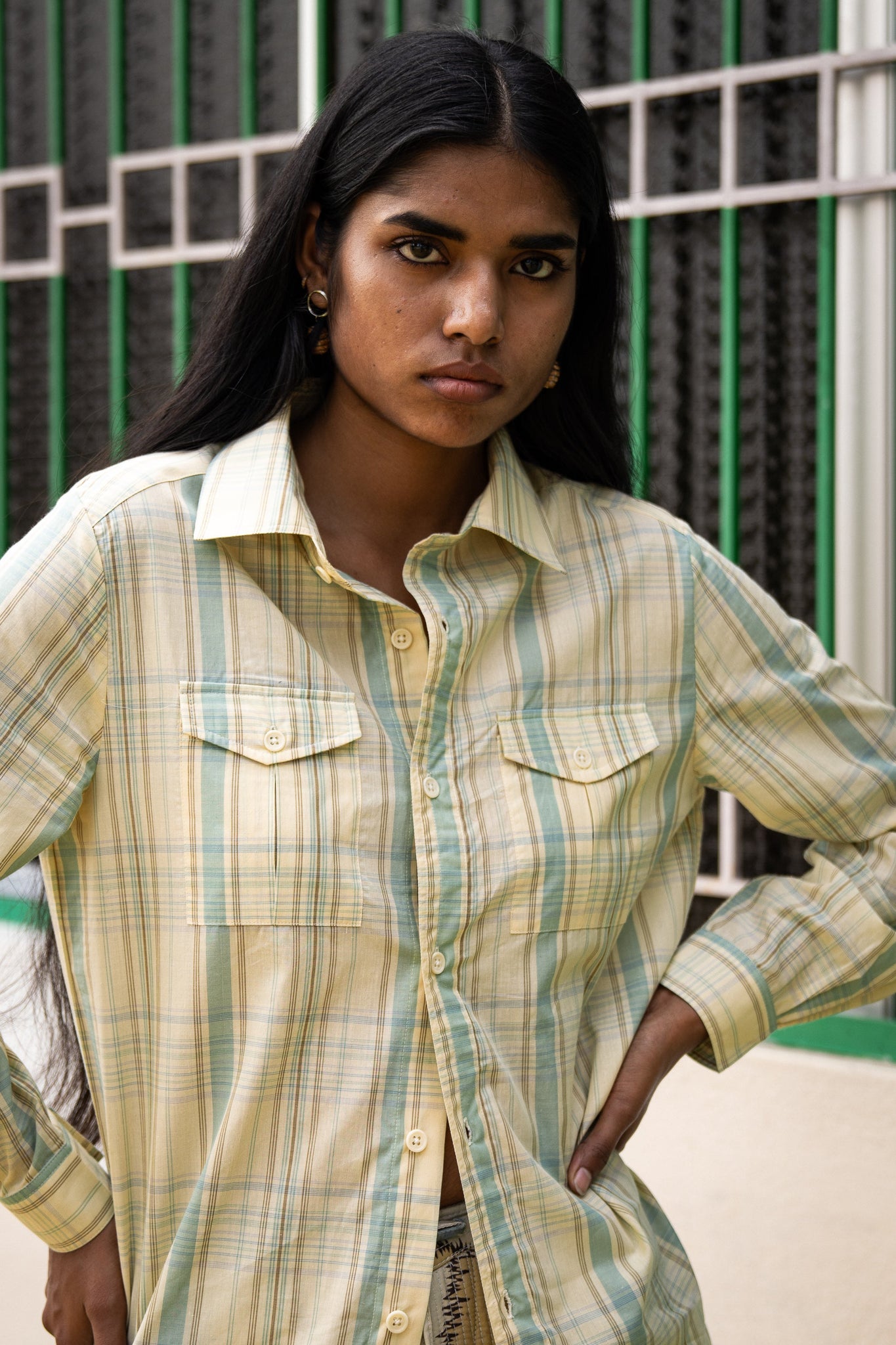Farmer Shirt, in Butter Plaid