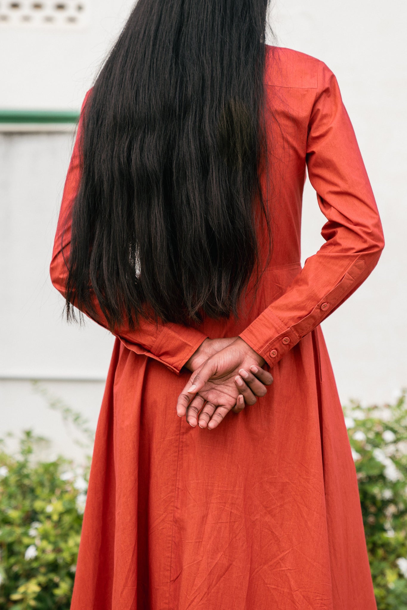Virakh Shirt Dress, in Harissa