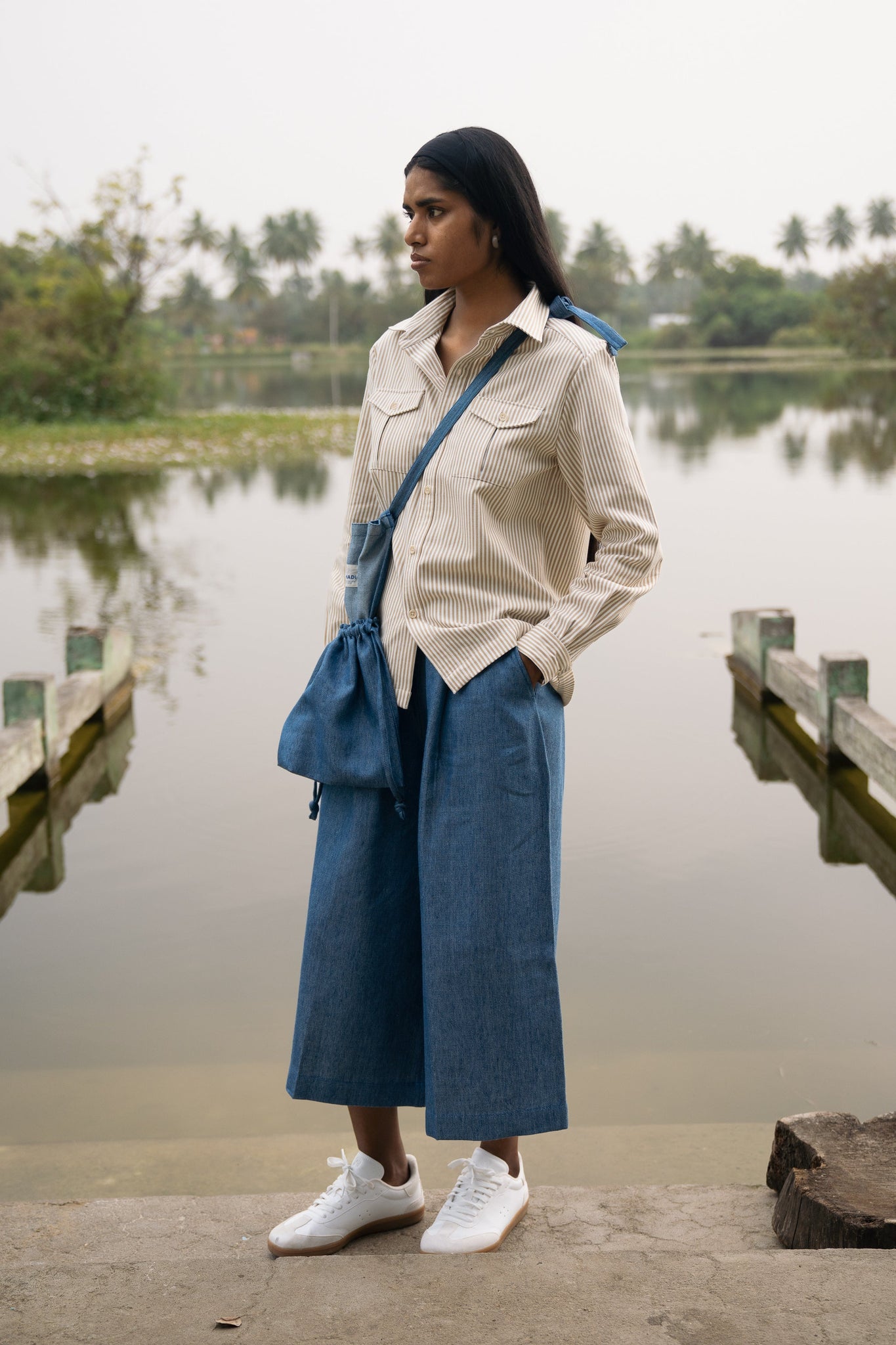 Culottes, in Hemp Indigo