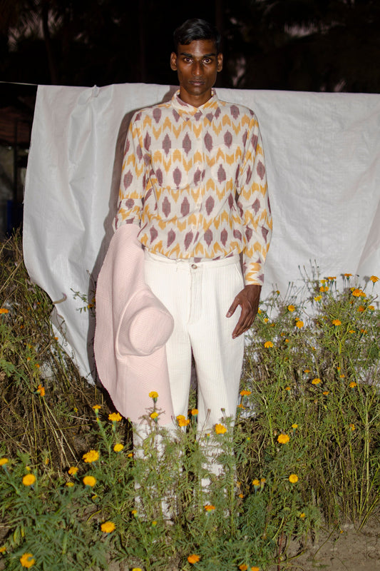 Farmer Shirt, in Movement Ikat