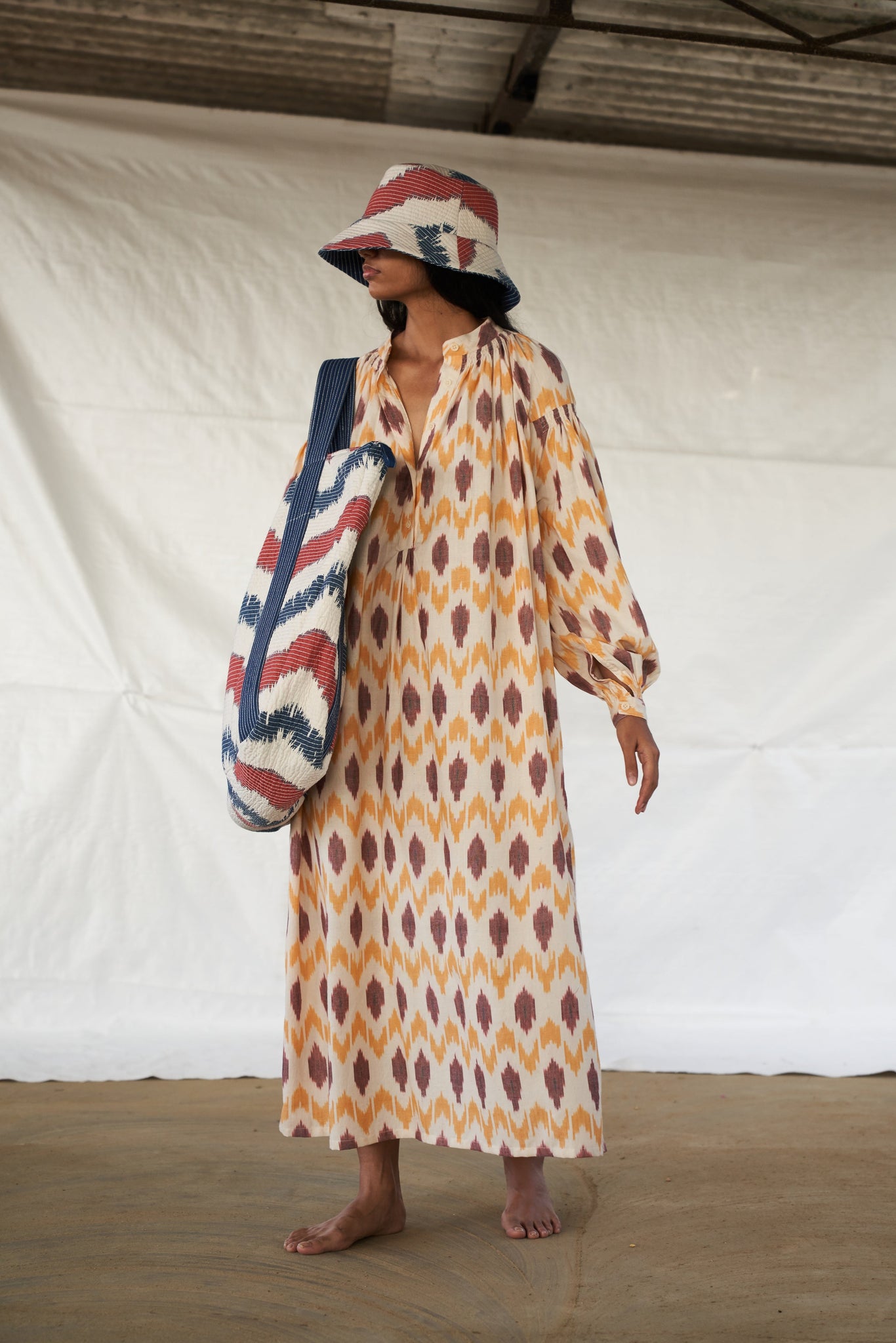 Hammock Dress, in Movement Ikat