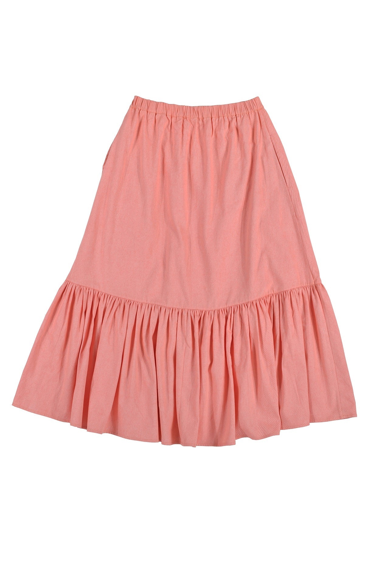 Lily Ruffle Skirt, in Plaster Rose