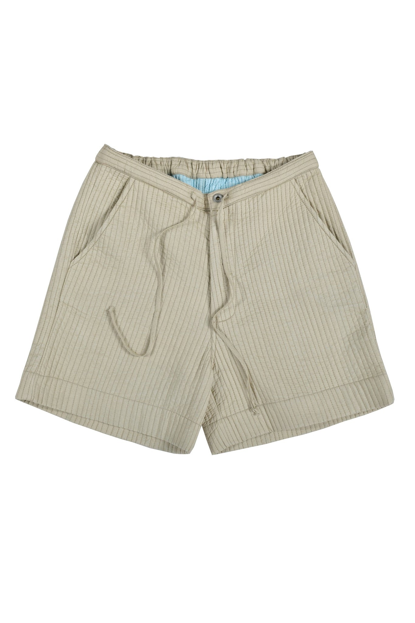 Quilted Sne Shorts, in Walnut